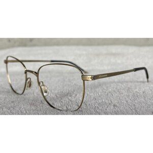 Moleskine Eyewear Collection MO2103 25 Gold Square Eyeglasses Frames 51-19-148